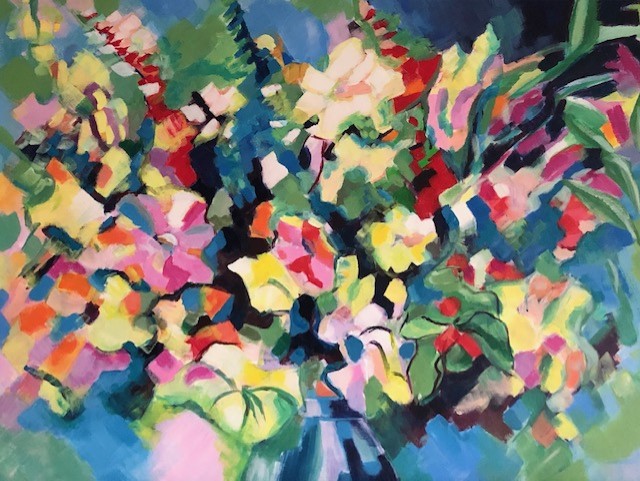 Fleurs - Acrylique 116x89 cm